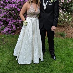 Mori Lee by Madeline Gardner Dress Prom Bridal Wedding size 4